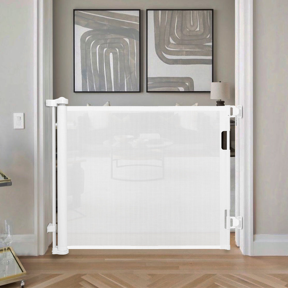 Stair gate white